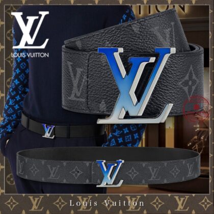 LOUIS VUITTON サンチュール・LV グリッチ リバーシブル ベルト