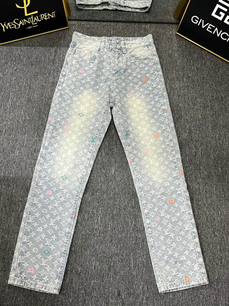 LV Louis Vuitton刺繡入りのトレンディジーンズ 10 SS102438 - 画像 (8)