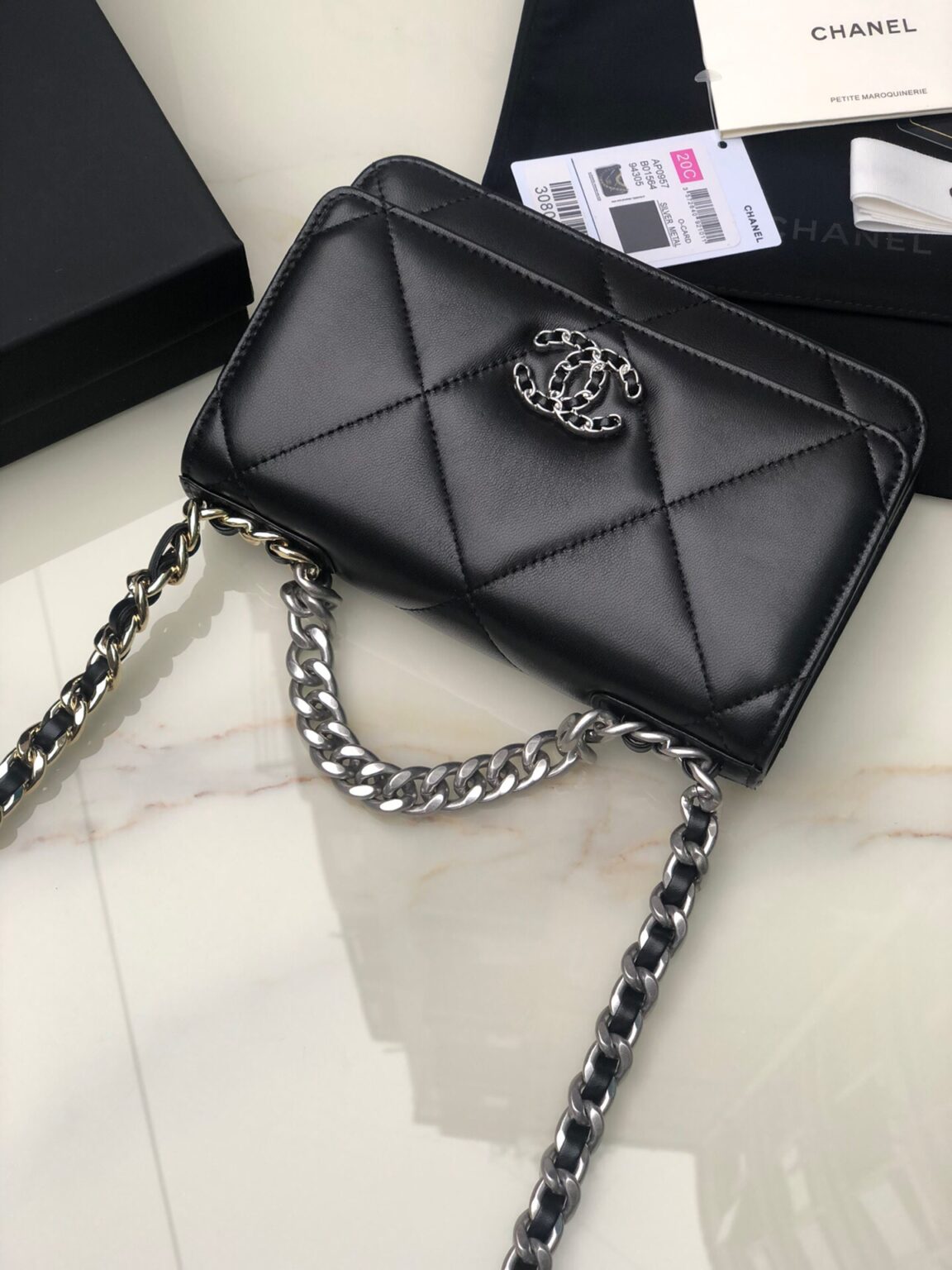 CHANEL 19 WALLET ON CHAIN 0957 - 画像 (5)