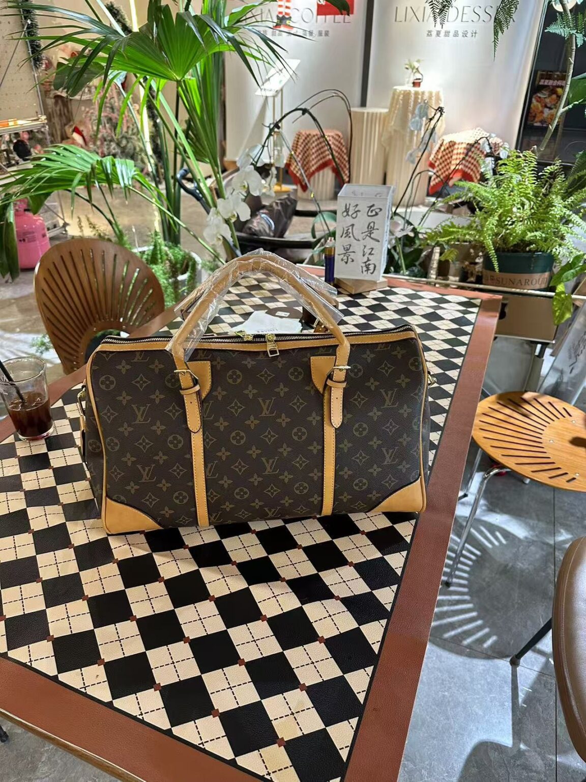 LV LOUIS VUITTON本革バッグ70 SS103298 - 画像 (3)