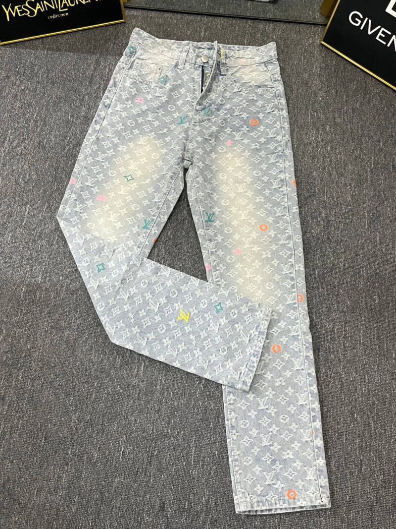 LV Louis Vuitton刺繡入りのトレンディジーンズ 10 SS102438 - 画像 (5)