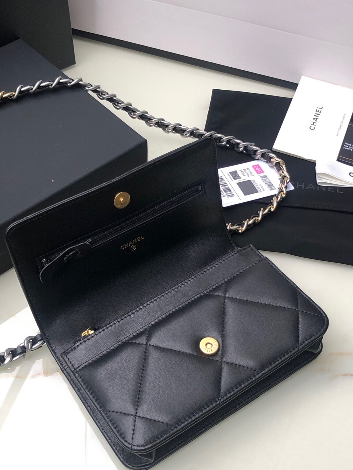 CHANEL 19 WALLET ON CHAIN 0957 - 画像 (7)