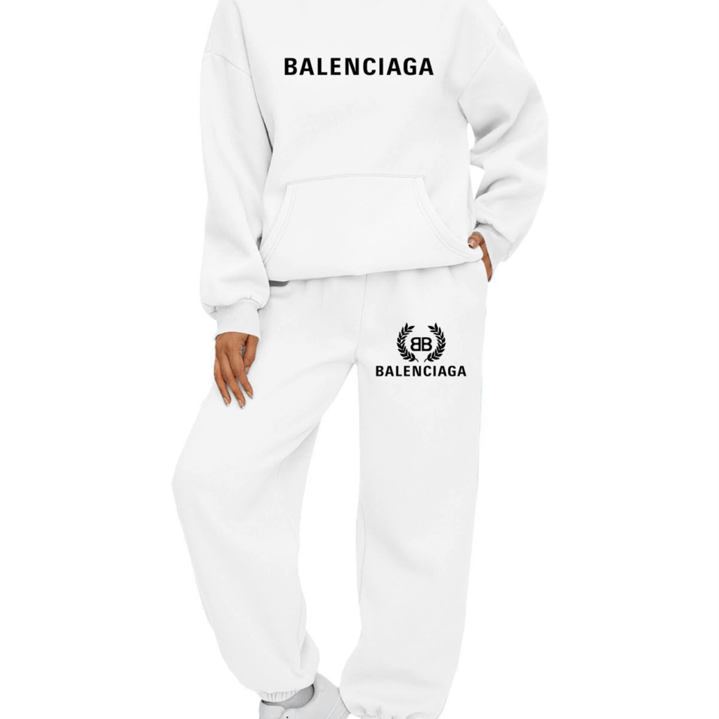 【 Balenciaga】おしゃれ油絵少女デザイン超人気衛衣スーツです - 画像 (10)