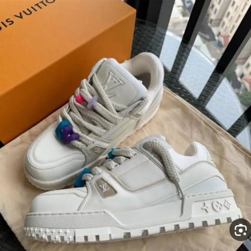 カップルスタイル LV ルイヴィトン DIY バックル スニーカー スニーカー - 画像 (2)
