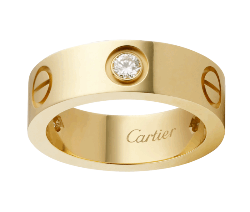 【Cartier】カルティエ LOVE RING, 3 DIAMONDS リング、ダイヤモンド3個 - 画像 (15)