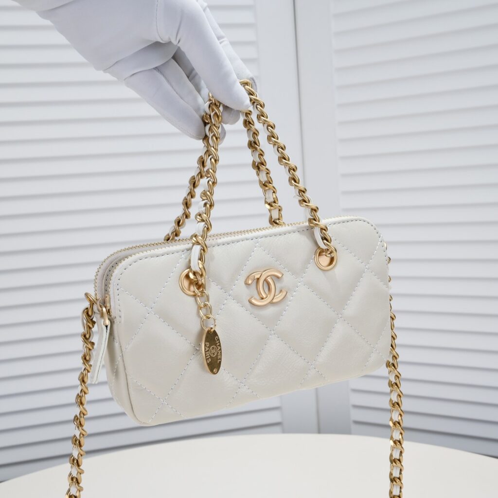 Chanel 23K gold coin chain bag-2 colors - 画像 (14)
