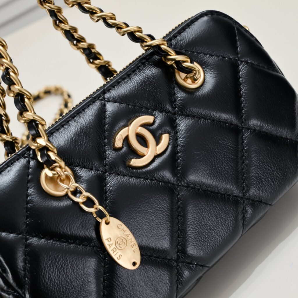 Chanel 23K gold coin chain bag-2 colors - 画像 (6)