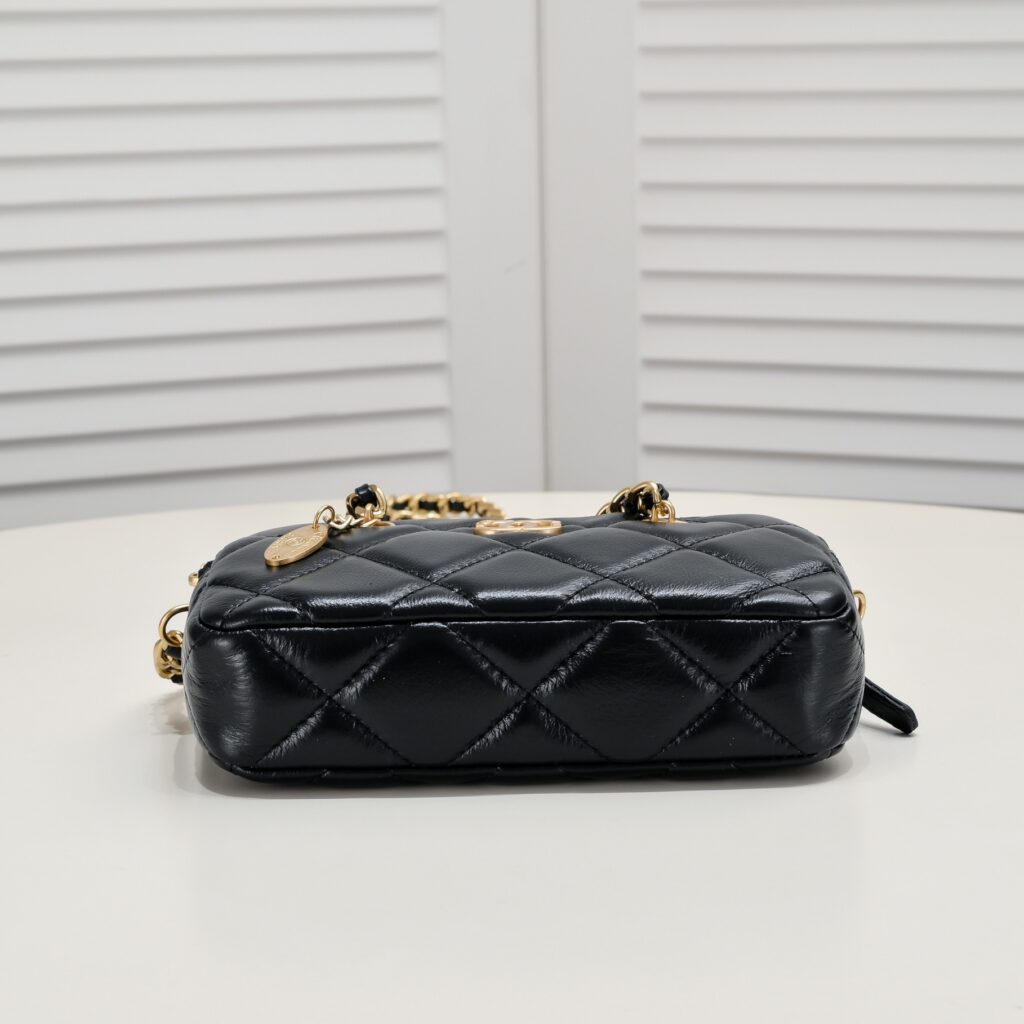 Chanel 23K gold coin chain bag-2 colors - 画像 (7)