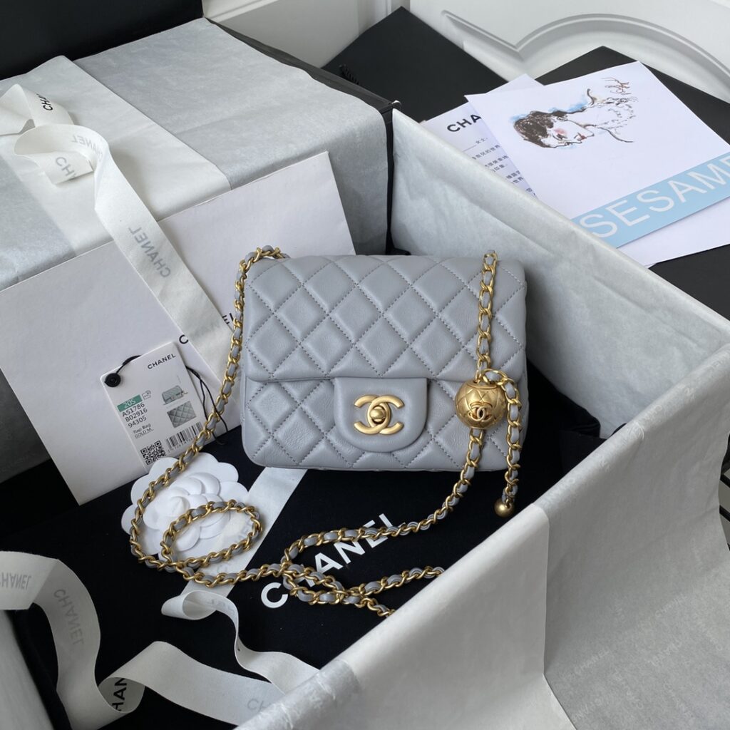 Chanel CF square with golden ball 1786 - 画像 (9)