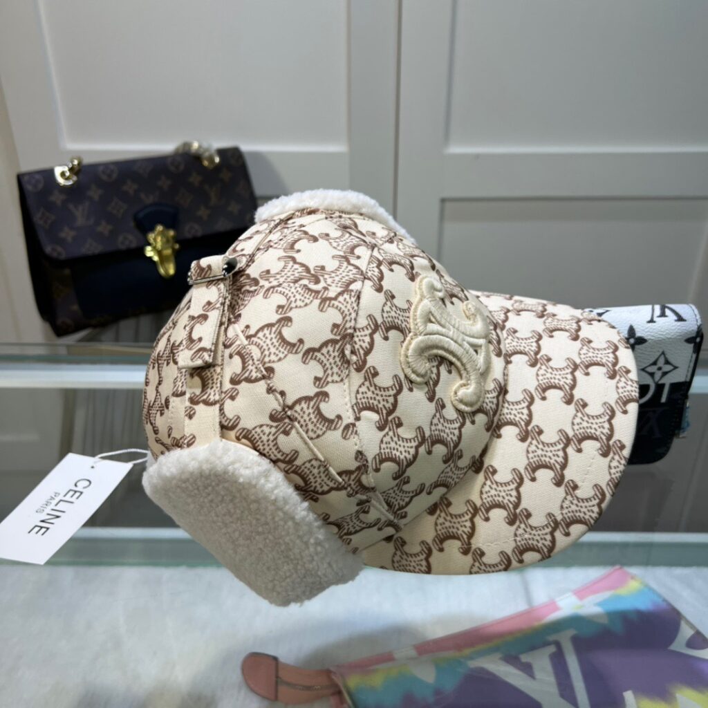 CELINE 野球帽 帽子 ラムズウール - 画像 (5)