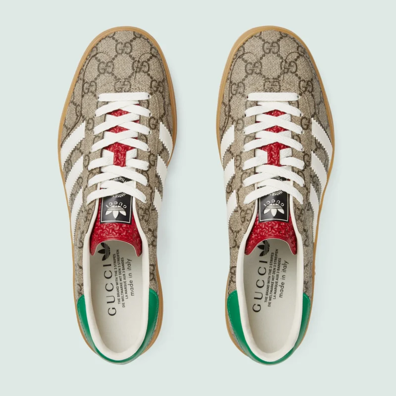 GUCCI × adidas Gazelle “Beige Tone/Core White” - 画像 (2)