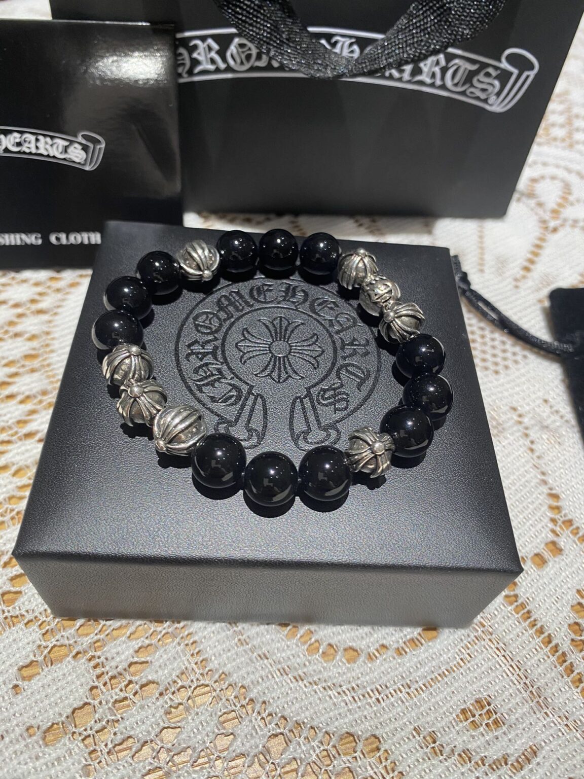 Chrome Hearts （クロムハーツ）Black Onyx ブレスレット - 画像 (2)
