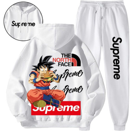 【 Supreme】箇性的なファッションデザインのブランドの連名のパーカーのセットです