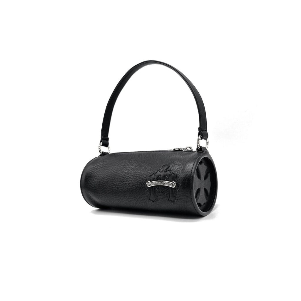 Chrome Hearts ブラック トリプルクロス パッチ グラインド ミニハンドバッグ - 画像 (3)