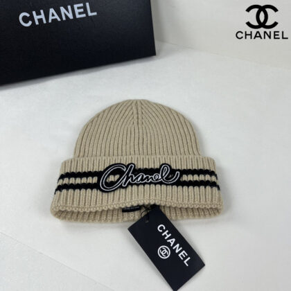 CHANELおしゃれウールニット帽03 SS95458