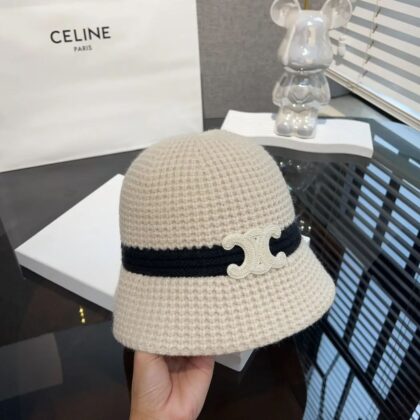 CELINE 秋冬の暖かい綿の帽子