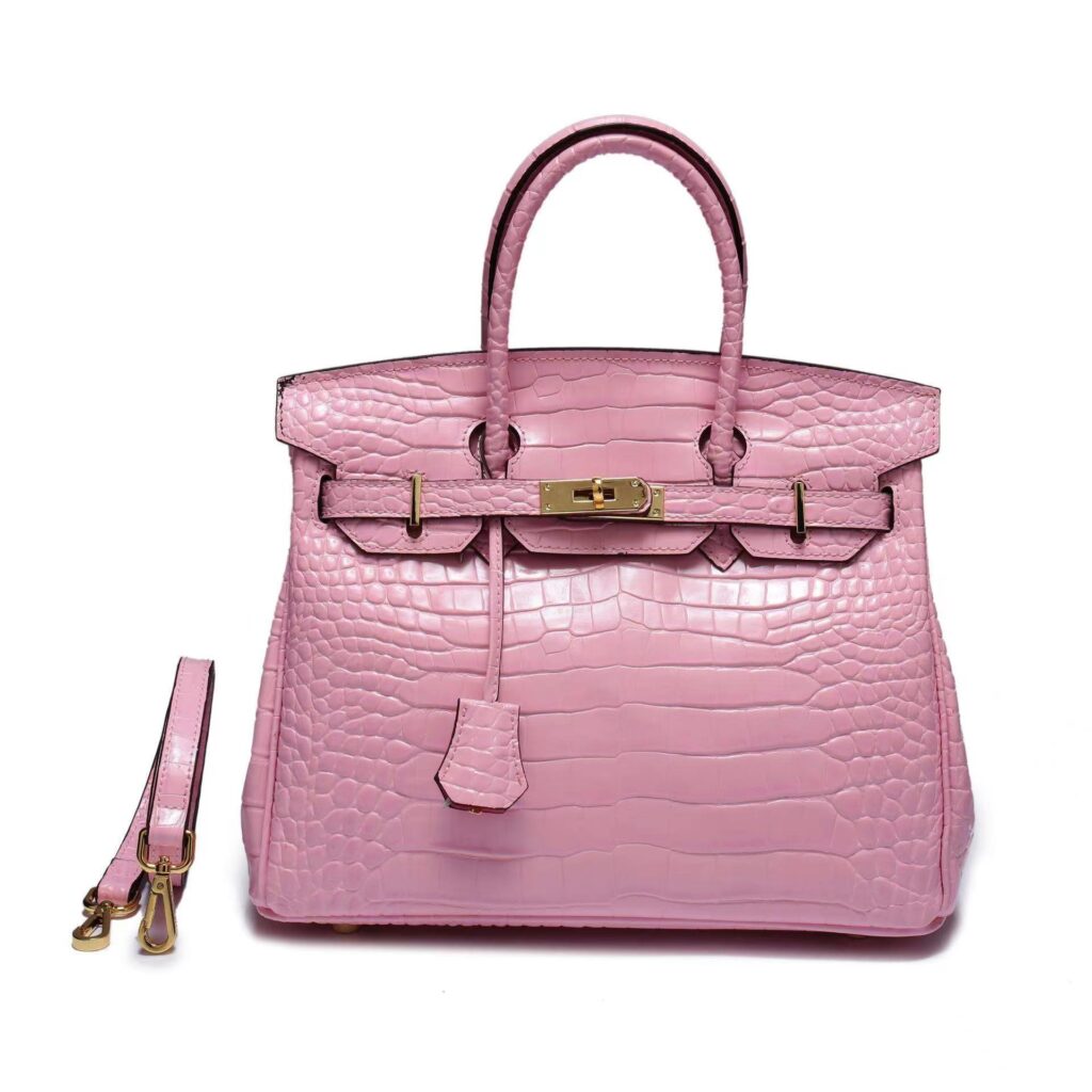 HERMES バーキン25 ポロサス クロコダイル ニロティカス 黒G金具 - 画像 (15)