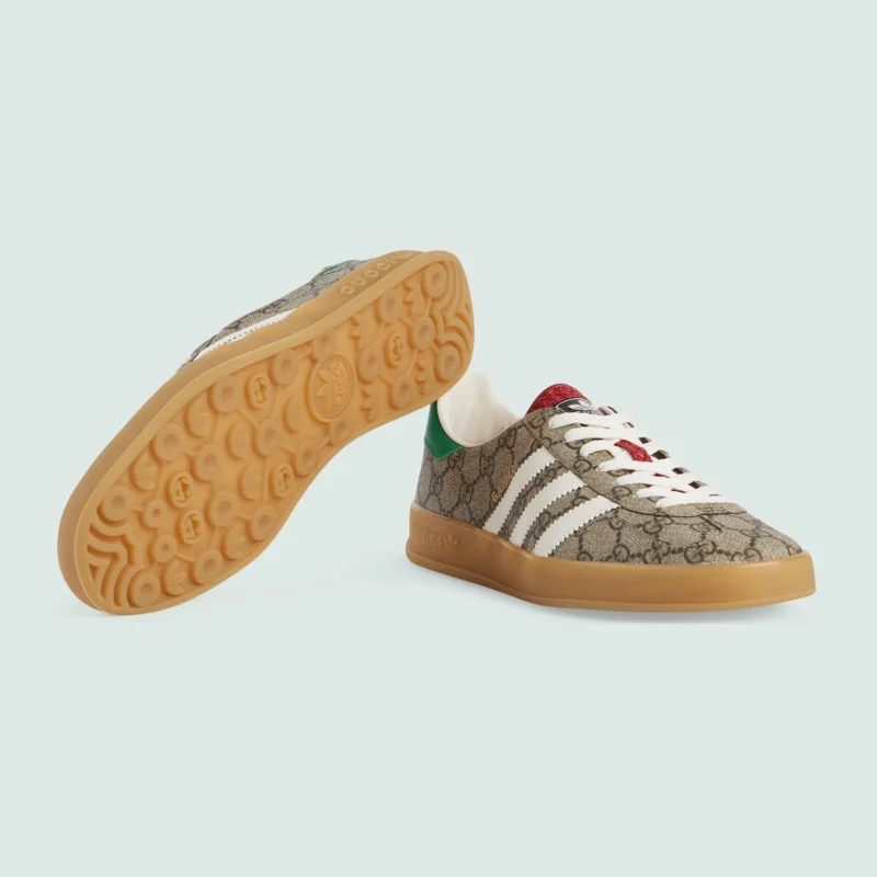 GUCCI × adidas Gazelle “Beige Tone/Core White” - 画像 (6)