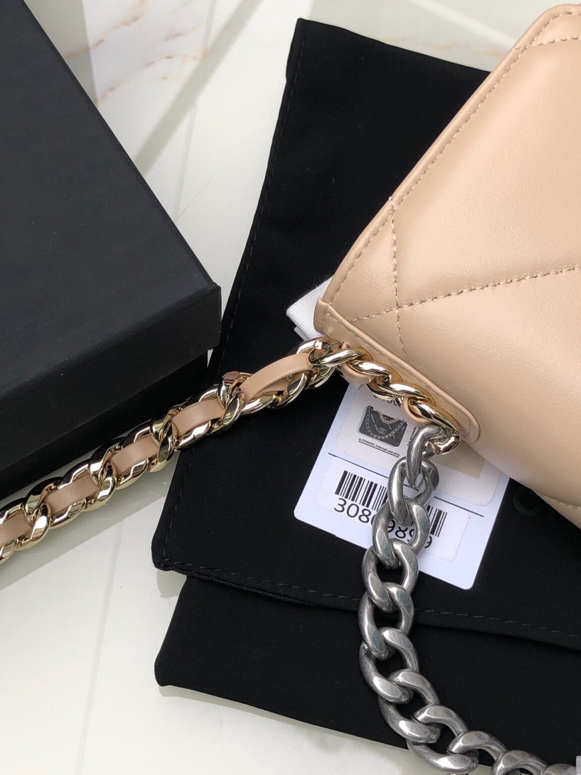 CHANEL 19 WALLET ON CHAIN 0957 - 画像 (3)