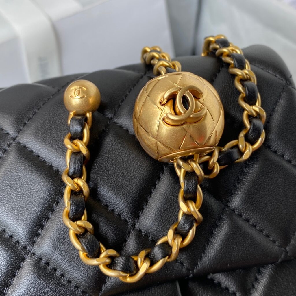 Chanel CF square with golden ball 1786 - 画像 (7)