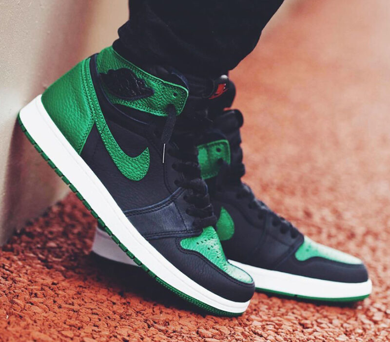 NIKE ナイキ AIR JORDAN 1 RETRO HIGH OG 'PINE GREEN 2.0' エア ジョーダン ワン レトロ ハイ オージー "パイングリーン2" メンズ スニーカー BLACK/PINE GREEN-WHITE-GYM RED ブラック/パイングリーン-ホワイト-ジムレッド 【限定モデル】 - 画像 (2)
