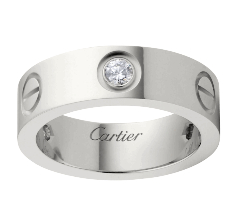 【Cartier】カルティエ LOVE RING, 3 DIAMONDS リング、ダイヤモンド3個 - 画像 (16)