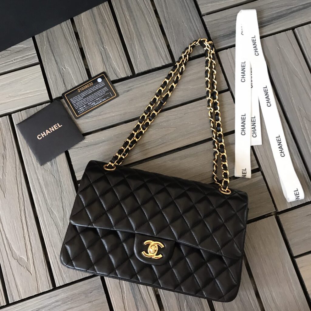 Chanel Flap Bag black 1112 - 画像 (3)