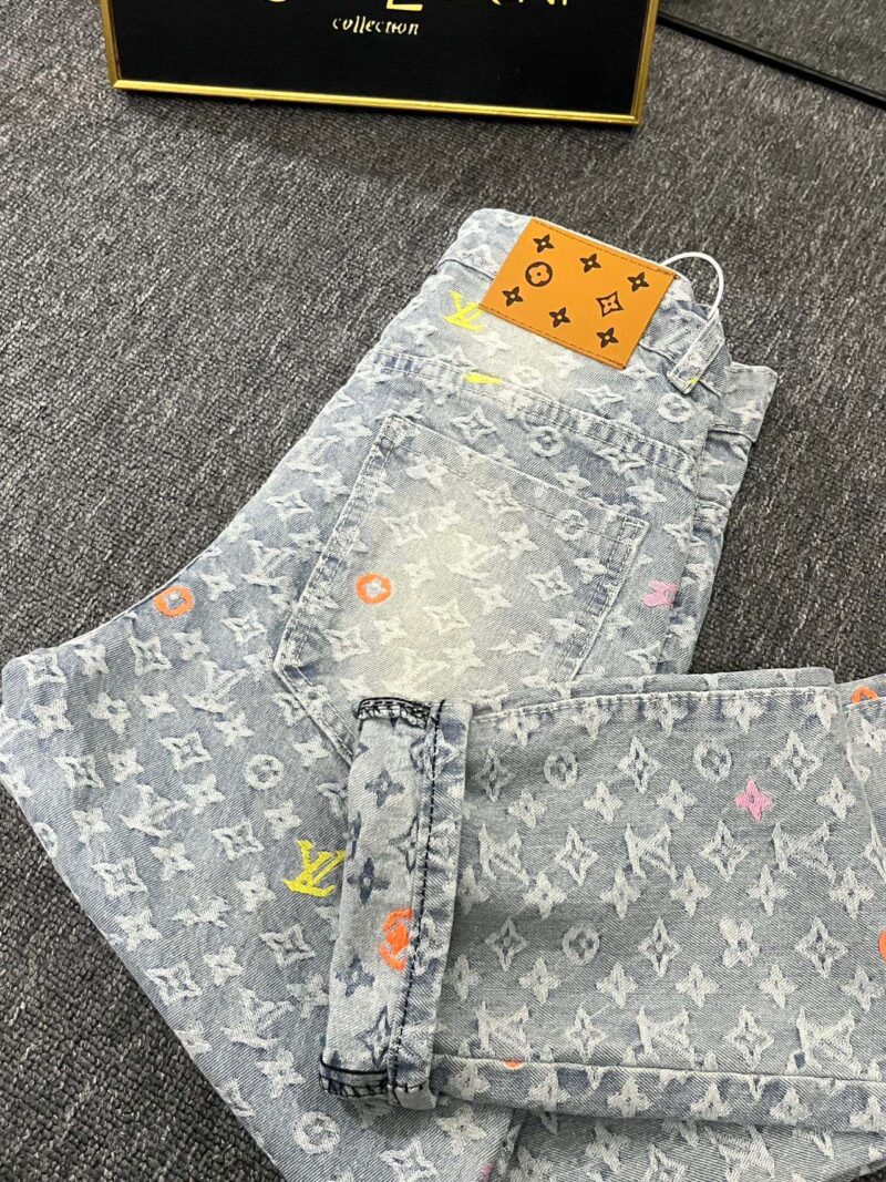 LV Louis Vuitton刺繡入りのトレンディジーンズ 10 SS102438 - 画像 (6)