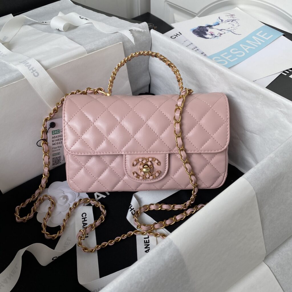 Chanel❄️24C 🔅AS4362 diamond letter handle mini CF - 画像 (10)