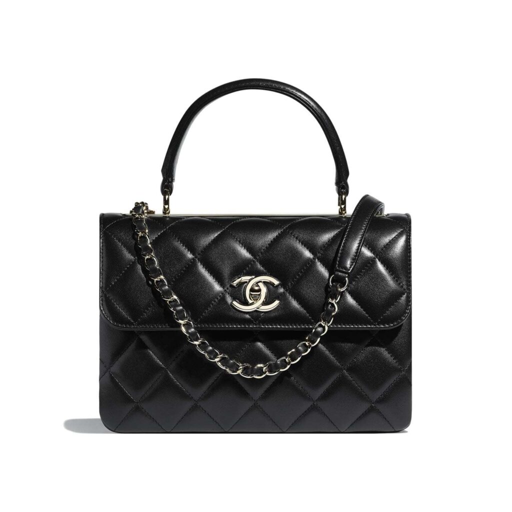 人気★CHANEL トップハンドル フラップ バッグTRENDY CC★A92236 - 画像 (15)