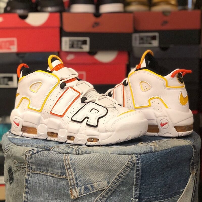 NIKE ナイキ AIR MORE UPTEMPO 'ROSWELL RAYGUN' エア モア アップテンポ "ロズウェル レイガンズ" メンズ レディース スニーカー WHITE/MULTICOLOR【限定完売モデル】 - 画像 (4)