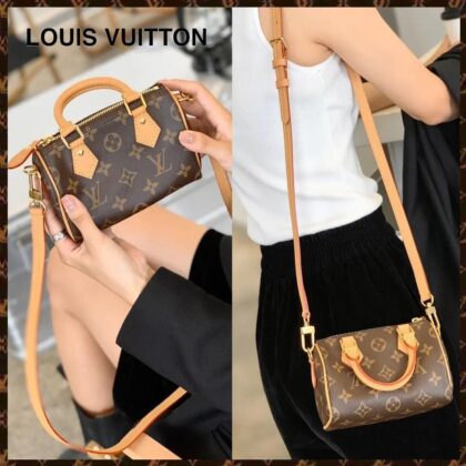 直営店♪すぐ届く♪LOUIS VUITTON ナノ・スピーディ モノグラム M81085