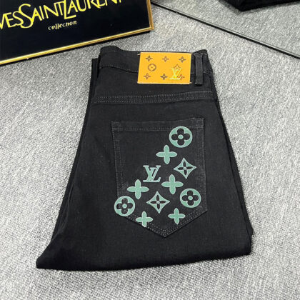 LV Louis Vuitton刺繡入りのトレンディジーンズ 20 SS102439