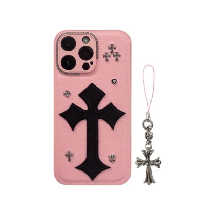 Chrome Hearts クロー心 グレー きんぞく 電話ケース zm
